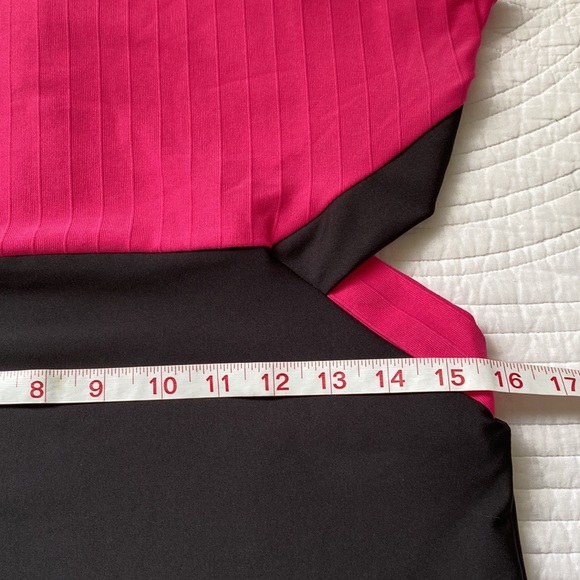Puma Bodycon Cutout Mini Dress Hot Pink Black M NWT - Picture 13 of 17